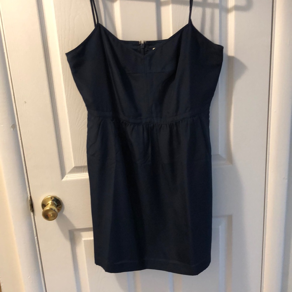 J. Crew Factory Navy Cami Dress
